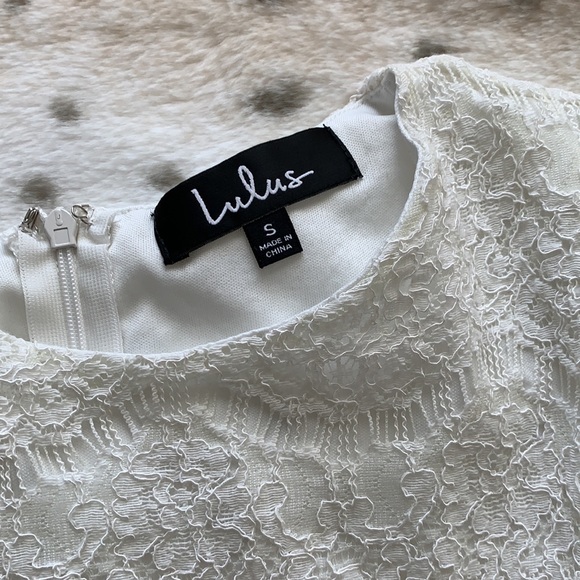 White Lace Dress - Picture 5 of 5